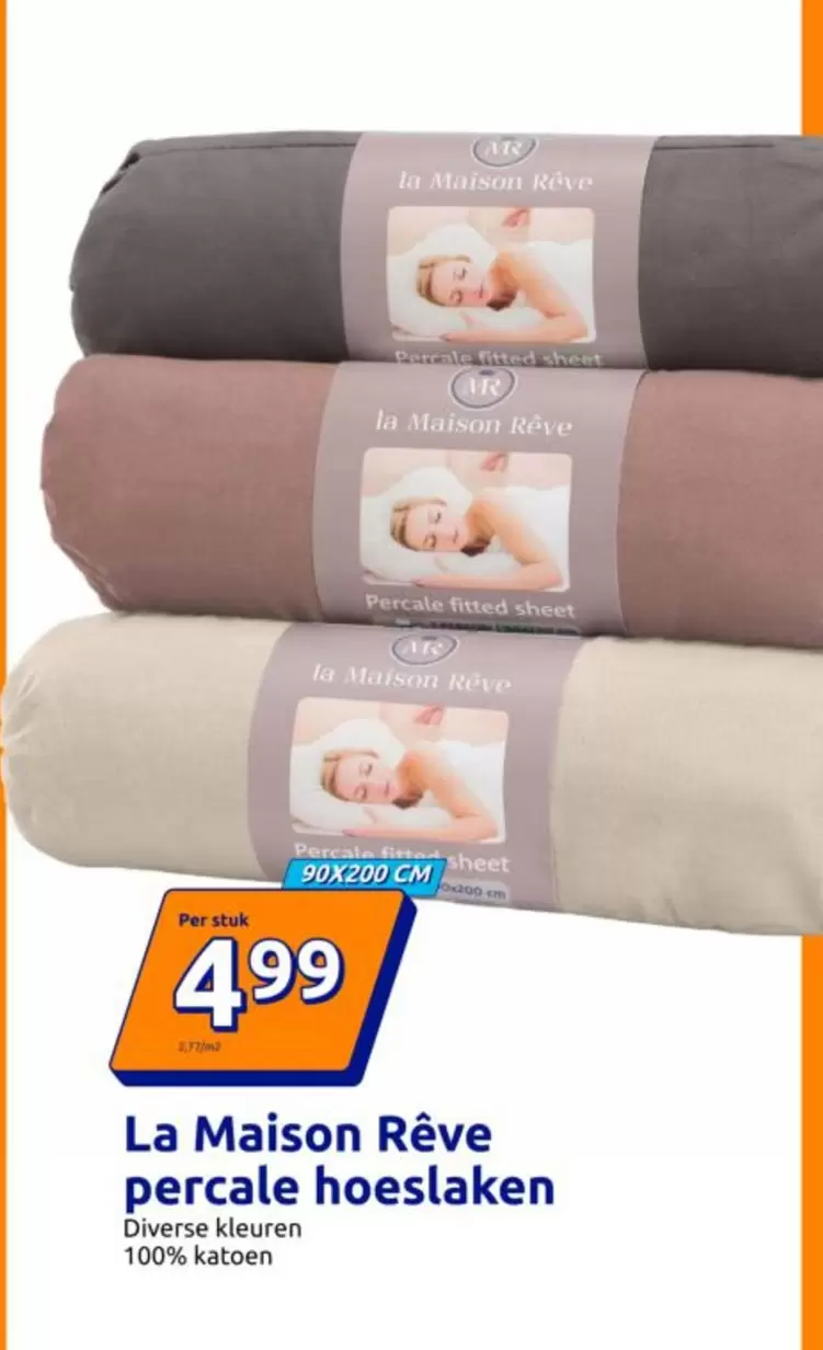 Percale Hoeslaken