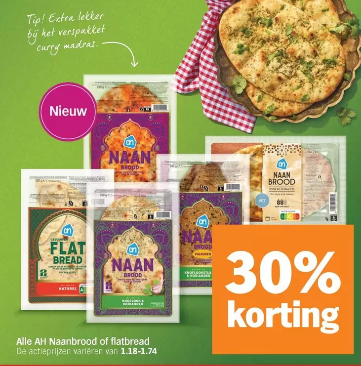 Ah - Naanbrood of flatbread