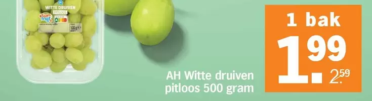 Ah - Witte druiven pitloos