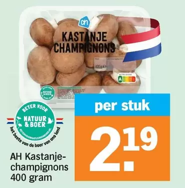 Ah - Kastanje champignons