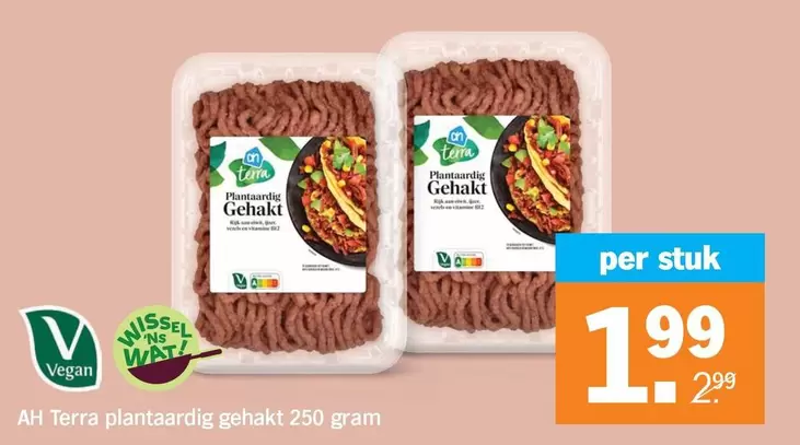 Ah - Plantaardig gehakt