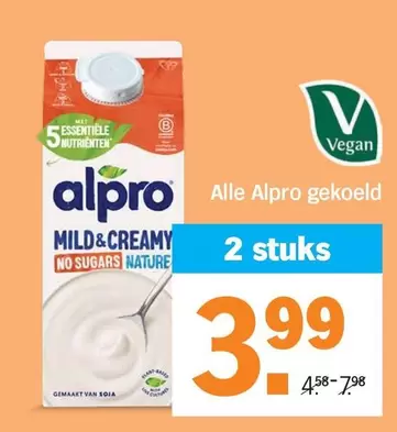 Alpro Mild & Creamy No Sugars Nature