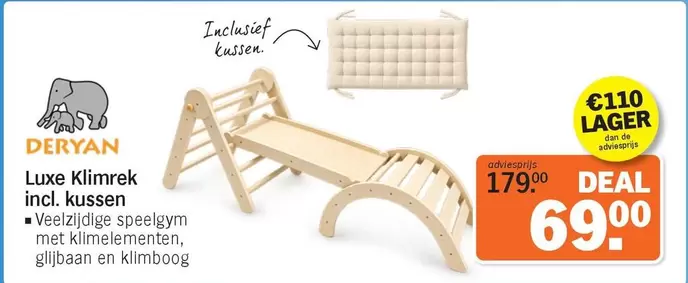 De - Luxe Klimrek incl. kussen