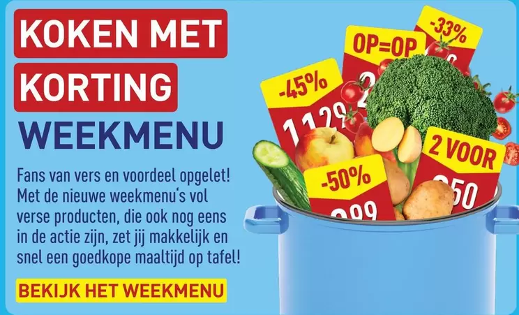 De - WEEKMENU