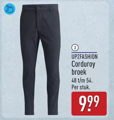 Corduroy broek