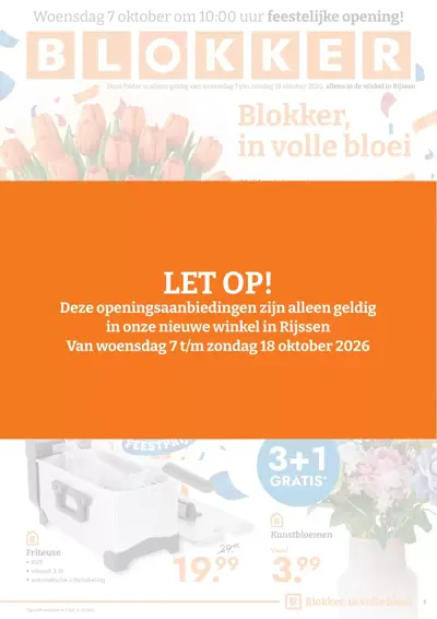 Blokker - Blokker Openingsfolder Rijssen 2026