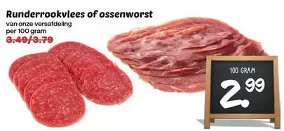 Runderrookvlees of ossenworst