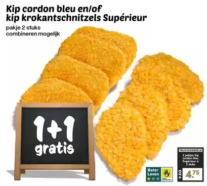 Kip cordon bleu en/of kip kroket schnitzels Supérieur