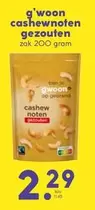 Cashewnoten Gezouten
