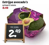 Eetrijpe avocado's