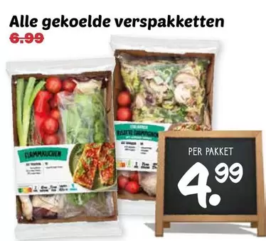 Alle gekoelde verspakketten