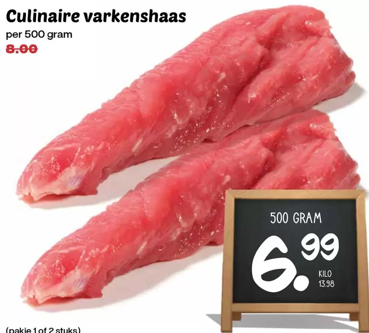 Culinaire varkenshaas