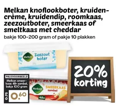 knoflookboter, kruiden-crème, kruidendip, roomkaas, zeezoutboter, smeerkaas of smeltkaas met cheddar