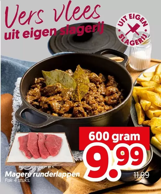 Magere runderlappen