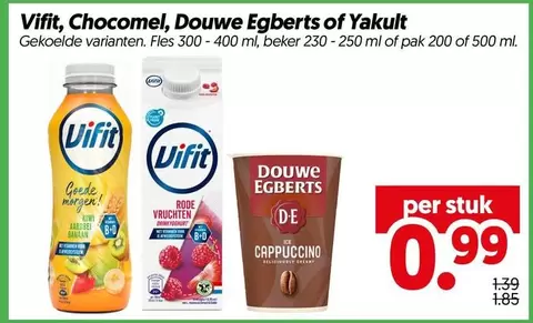 Mol - Vifit, Chocomel, Douwe Egberts of Yakult