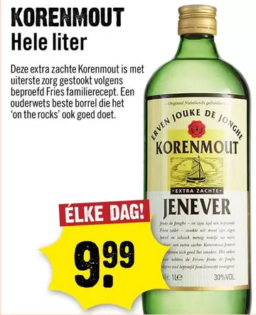 De - Korenmout Hele liter