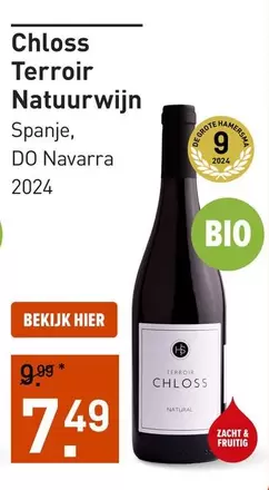 De - Chloss Terroir Natuurwijn