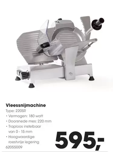 MM - Vleessnijmachine Type: 220SR