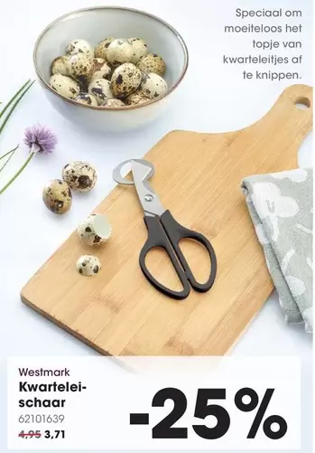 Kwartel-ei schaar 62101639