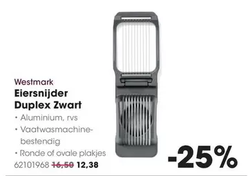 Eiersnijder Duplex Zwart 62101968