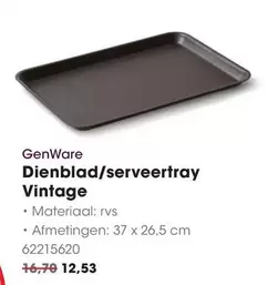 Vintage - Dienblad/serveertray