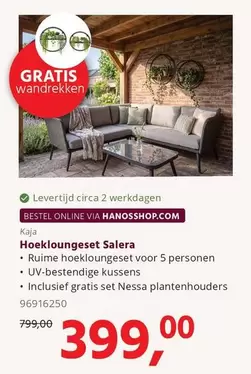 Hoekloungeset Salera