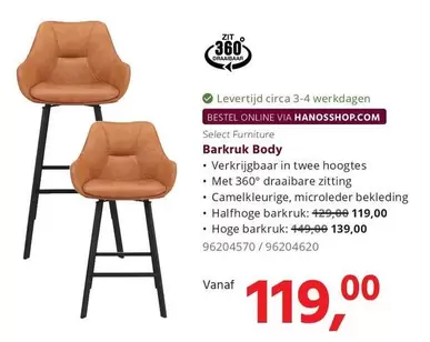Barkruk Body