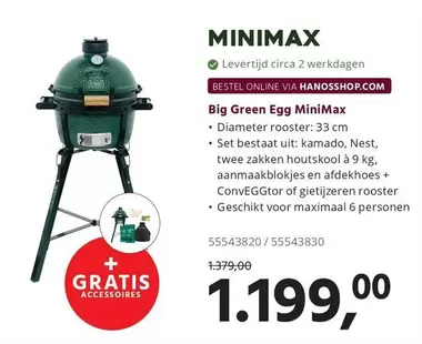 Big -  Green Egg MiniMax