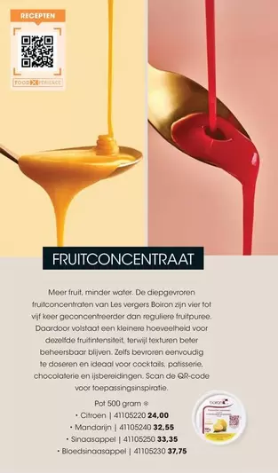 De - FRUITCONCENTRAAT