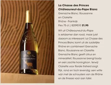 De - Ch	own-du-Pape Blanc