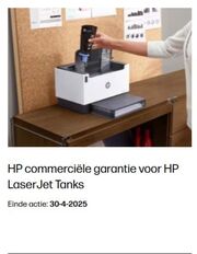 HP commerciële garantie voor HP LaserJet Tanks