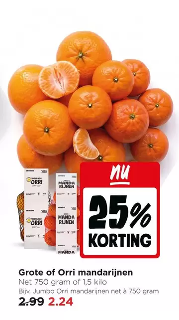Jumbo - Grote of Orri mandarijnen