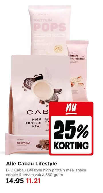 White - High protein meal shake cookie & cream zak