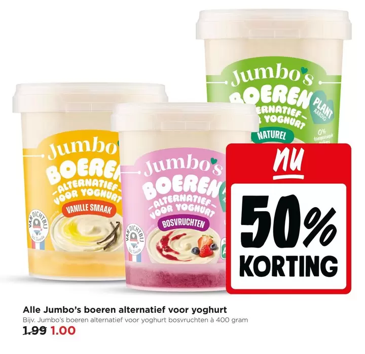 Jumbo - Boeren alternatief voor yoghurt