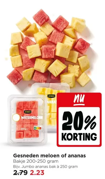 Jumbo - Gesneden meloen of ananas