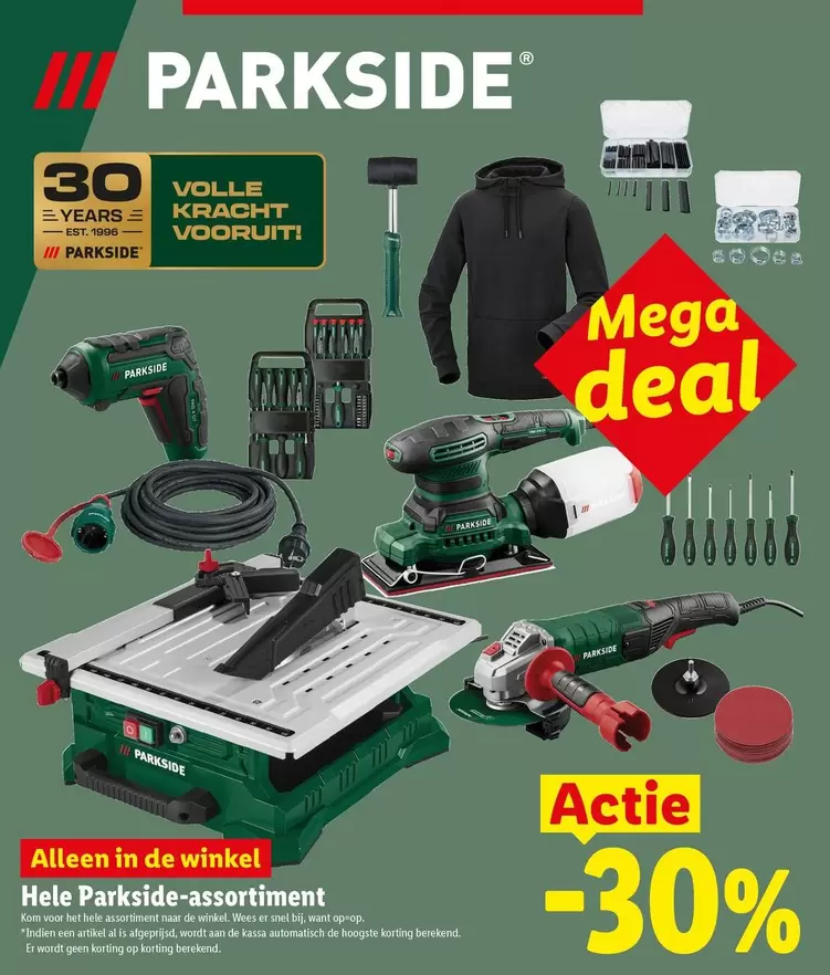 De - Hele Parkside-assortiment