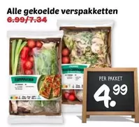 Alle gekoelde verspakketten
