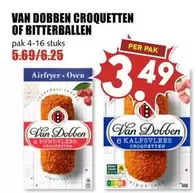 VAN DOBBEN CROQUETTEN OF BITTERBALLEN