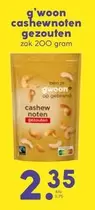 Op - Cashewnoten Gezouten