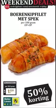 BOERENKIPFILET MET SPEK
