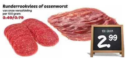 Runderrookvlees of ossenworst