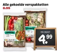 Alle gekoelde verspakketten