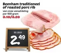 Beenham traditioneel of roasted porc rib