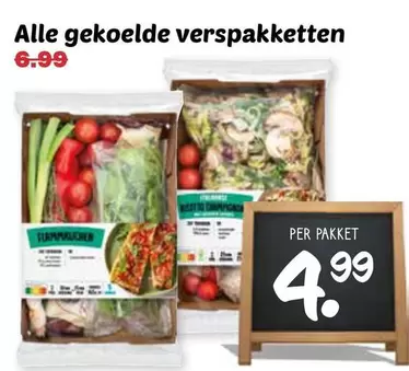 Alle gekoelde verspakketten