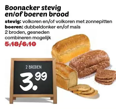 Boonacker stevig en/of boeren brood