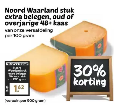 extra - Noord Waarland stuk  belegen, oud of overjarige 48+ kaas