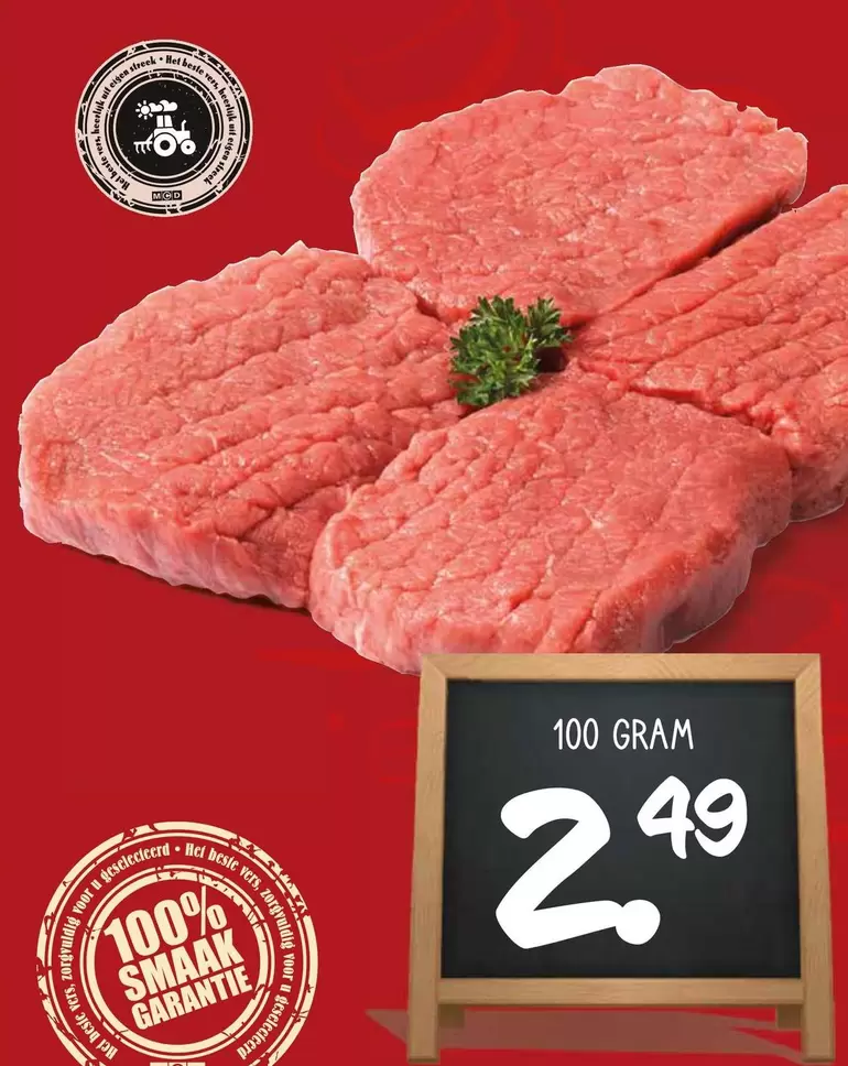 Beef steaks