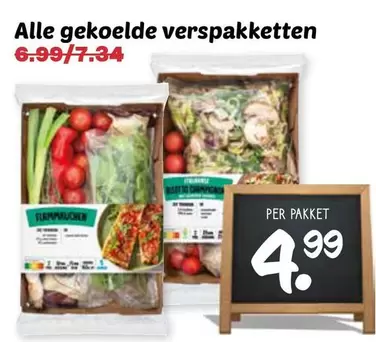 Alle gekoelde verspakketten