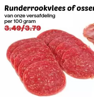 Runderrookvlees of ossenworst