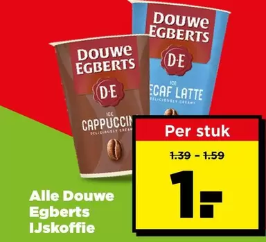 Douwe Egberts -  Ijskoffie Cappuccino / Eecaf Latte